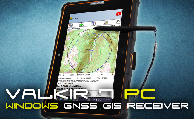 North Valkir 7 GPS Windows Android Rugged Tablet